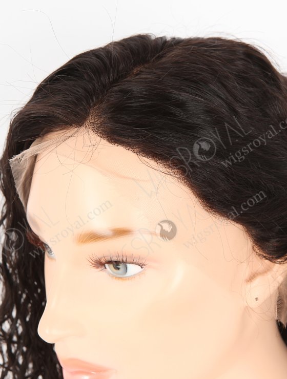 In Stock Indian Remy Hair 14" Wavy 30mm 1b# Color Full Lace Wig FLW-01916-27312