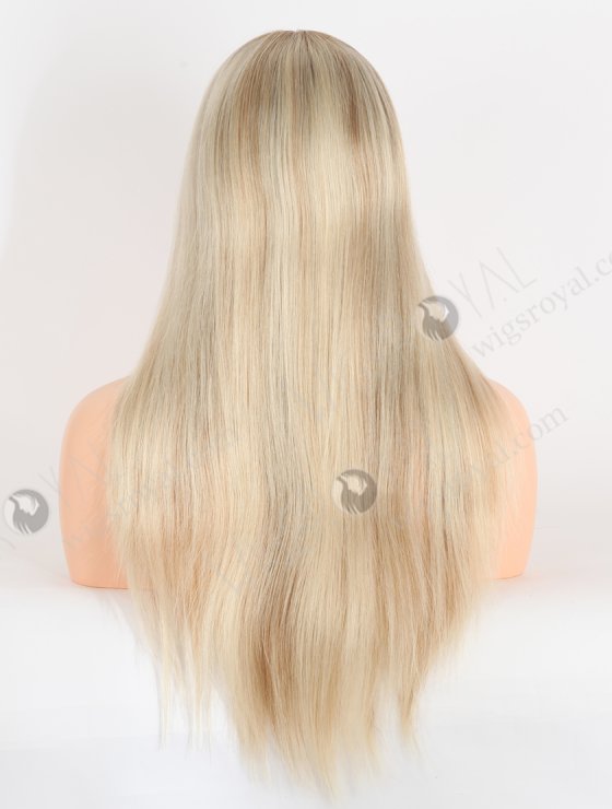 Invisible HD Melting Lace Front Wig 18 Inch Brown Roots Brown European Remy Hair RLF-08043-27395