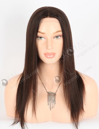 In Stock European Virgin Hair 14" Natural Straight Natural Brown Color Gripper Wig GRP-08021