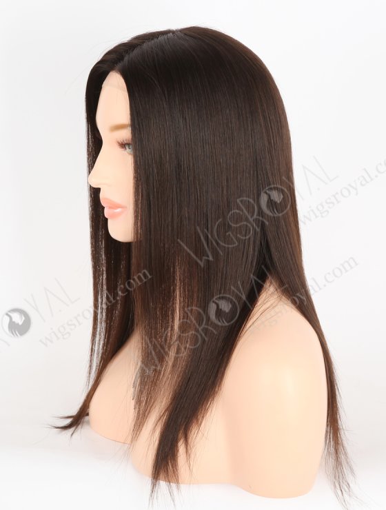 In Stock European Virgin Hair 14" Natural Straight Natural Brown Color Gtipper Wig GRP-08021-27337