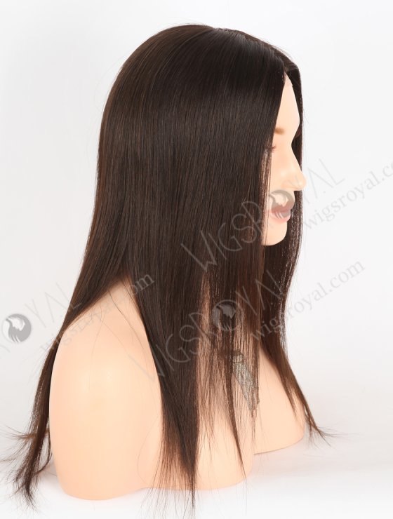 In Stock European Virgin Hair 14" Natural Straight Natural Brown Color Gtipper Wig GRP-08021-27339