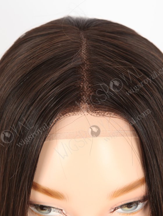 In Stock European Virgin Hair 14" Natural Straight Natural Brown Color Gtipper Wig GRP-08021-27338