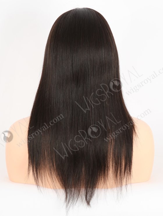 In Stock European Virgin Hair 14" Natural Straight Natural Black Color Gtipper Wig GRP-08019-27321