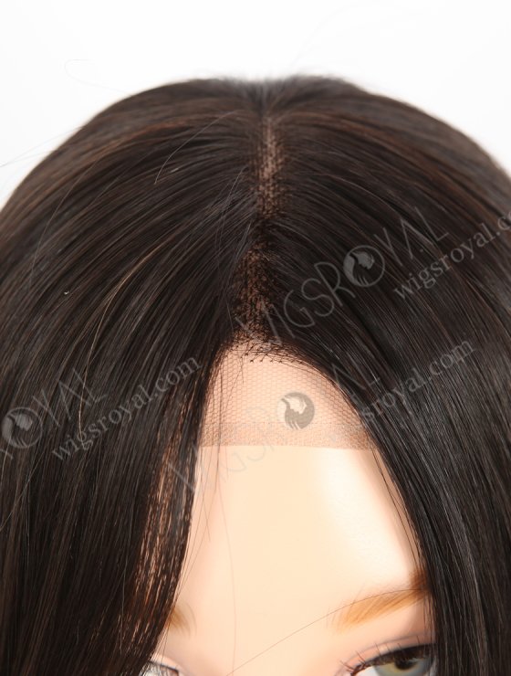 In Stock European Virgin Hair 14" Natural Straight Natural Black Color Gtipper Wig GRP-08019-27324