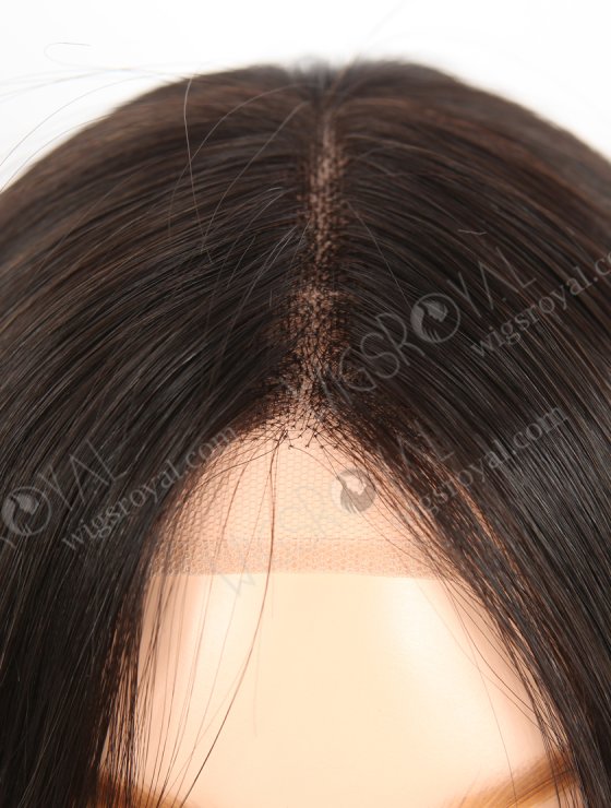 In Stock European Virgin Hair 14" Natural Straight Natural Black Color Gtipper Wig GRP-08019-27326