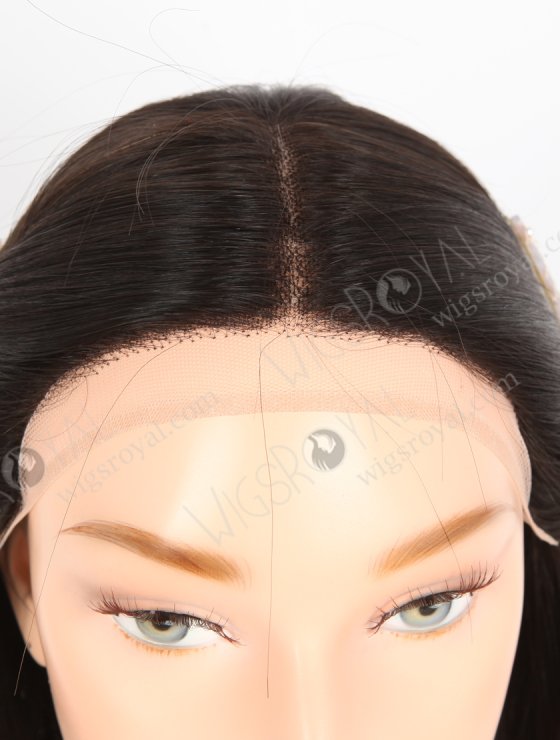 In Stock European Virgin Hair 14" Natural Straight Natural Black Color Gtipper Wig GRP-08019-27327