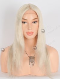 Pure White Color Human Wig For People Withour Hair GRP-08113