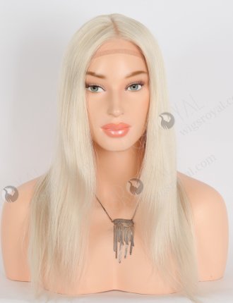 Pure White Color Human Wig For People Withour Hair GRP-08113