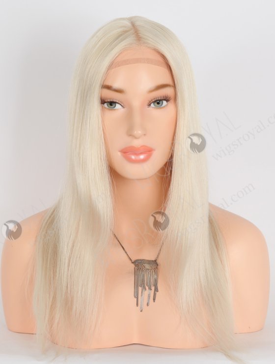 Pure White Color Human Wig For People Withour Hair GRP-08113