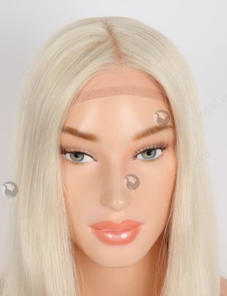 Pure White Color Human Wig For People Withour Hair GRP-08113