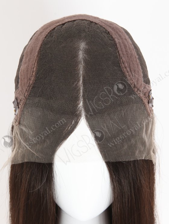 Most Natural Looking Glueless HD Lace Front Wigs | High Quality 16 Inch Straight Brown Human Hair Wigs RLF-08044-27493