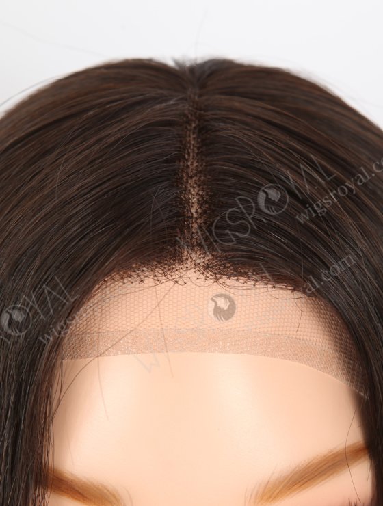 Natural Looking Wigs for Alopecia Best Quality 16 Inch Natural Brown Raw Virgin Hair Medical Gripper Wigs GRP-08022-27547