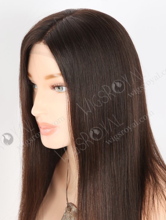 Natural Looking Wigs for Alopecia Best Quality 16 Inch Natural Brown Raw Virgin Hair Medical Gripper Wigs GRP-08022-27552