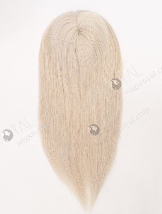 Custom Fine European Hair Mono Topper With Thin Skin Perimeter For Women WR-TC-095-27585