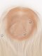 Custom Fine European Hair Mono Topper With Thin Skin Perimeter For Women WR-TC-095