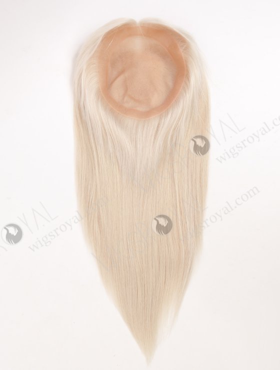 Custom Fine European Hair Mono Topper With Thin Skin Perimeter For Women WR-TC-095-27588