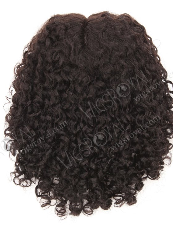 All One Length Fine European Hair Mono Base With PU around Perimeter Topper WR-TC-093-27567