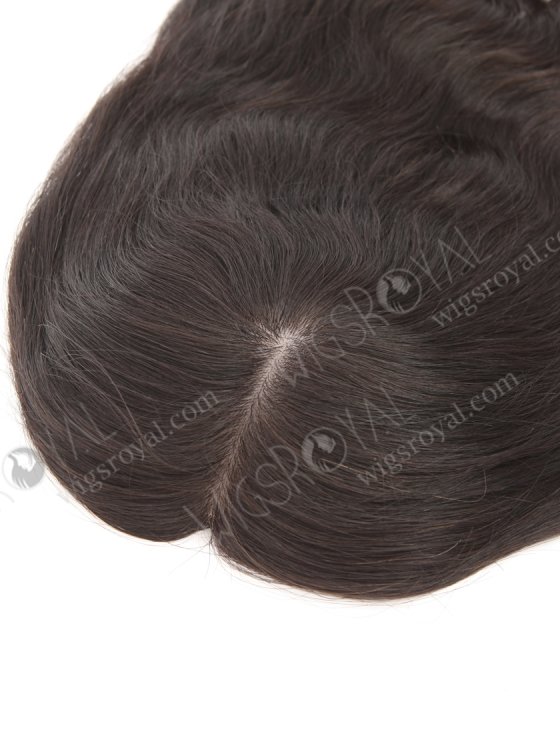 Silk Base With Fish Net Hair Topper Indian Virgin All One Length Fine Hair Pieces WR-TC-094-27580