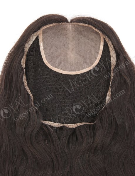 Silk Base With Fish Net Hair Topper Indian Virgin All One Length Fine Hair Pieces WR-TC-094