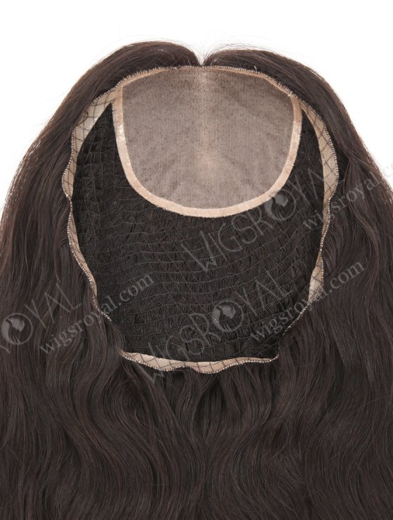 Silk Base With Fish Net Hair Topper Indian Virgin All One Length Fine Hair Pieces WR-TC-094-27581