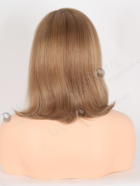 Gorgeous 10 Inch Bob Wig Darker Roots Brown Hair with Blonde Highlights GRD-08031-27651