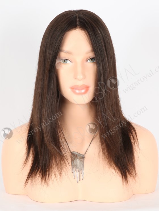 Best Wigs for Women | Most Realistic 12 Inch Natural Brown Raw Virgin Hair Double Drawn Wig GRD-08035