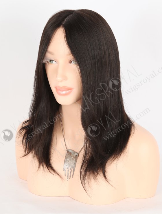 Realistic 12 Inch Double Drawn Natural Color Hair Silk Top Wigs for Women with Thinning Hair GRD-08034-27688