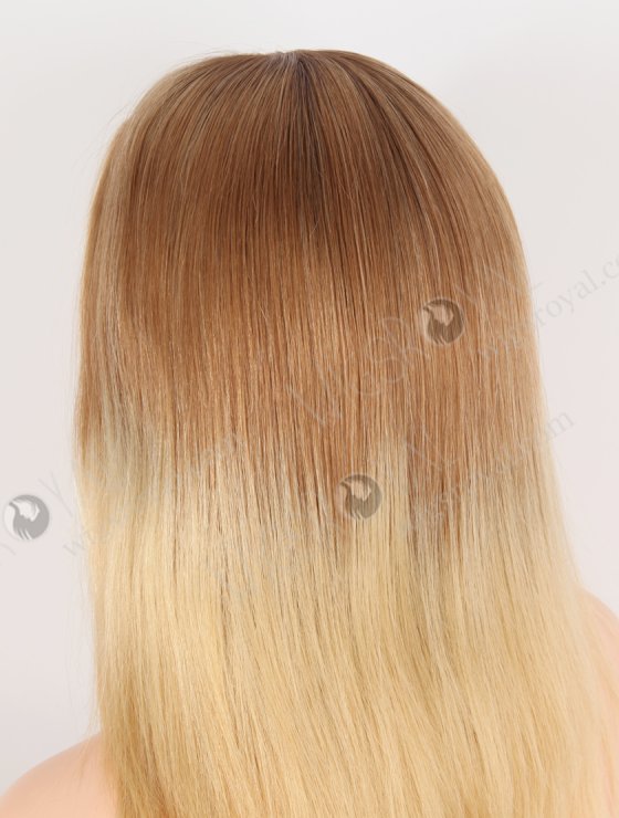 Realistic Human Hair Wigs Caucasiaon 12 Inch Brown to Blonde Ombre Wigs for Small Heads GRD-08029-27621