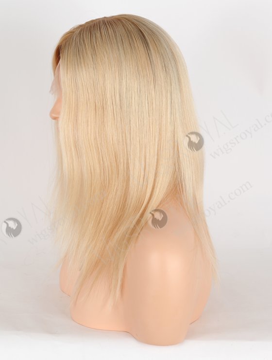 Realistic Shoulder Length Brown Roots Blonde Hair Wigs for Women with Thinning Hair GRD-08030-27632