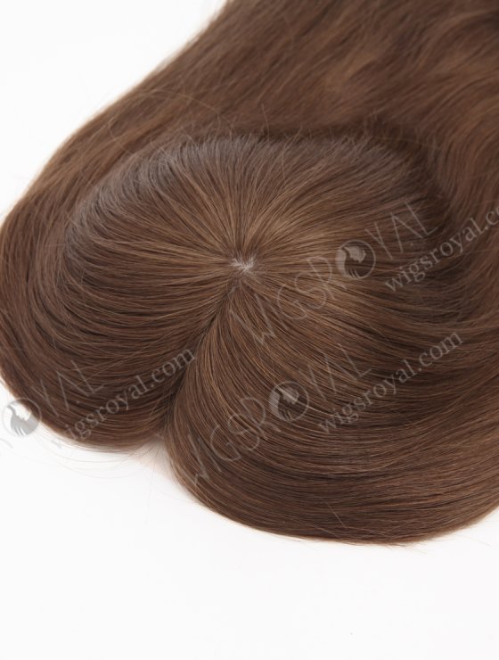 Premium Color European Hair Hand Tied Silk Base With Lace Frontal Toppers WR-TC-096-27716