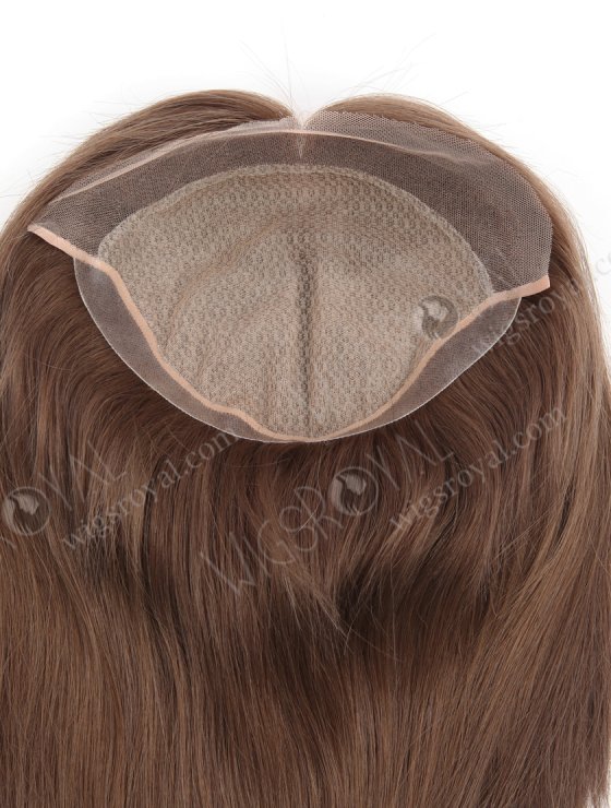 Premium Color European Hair Hand Tied Silk Base With Lace Frontal Toppers WR-TC-096-27718