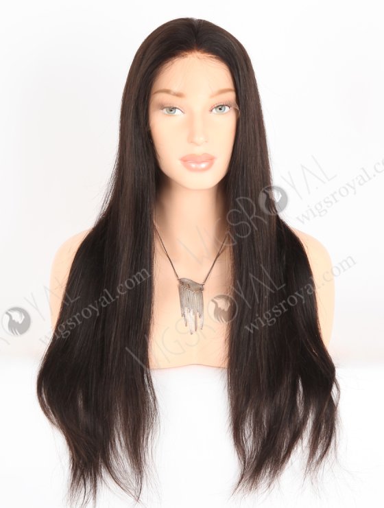 In Stock Brazilian Virgin Hair 22" Straight Natural Color Full Lace Wig FLW-04273-27801