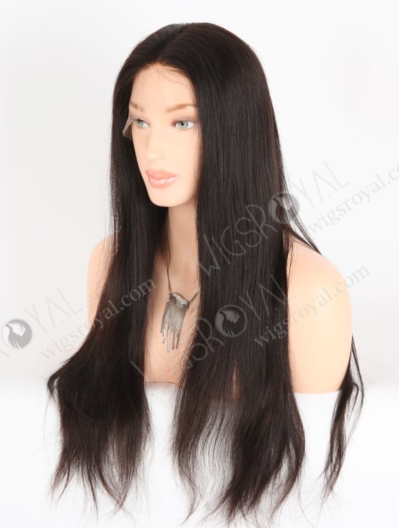 In Stock Brazilian Virgin Hair 22" Straight Natural Color Full Lace Wig FLW-04273-27802