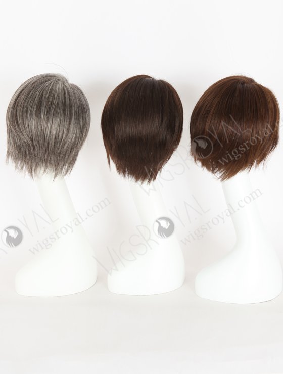 Natural Dark Brown Color Pixie Cut Wig Lace Front Human Hair Wig For Women WR-CLF-063-27827