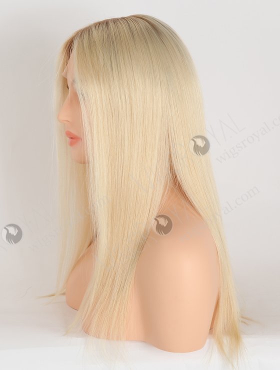 In Stock European Virgin Hair 16" Straight T8a/60# Color Lace Front Silk Top Glueless Wig GLL-08081-28021