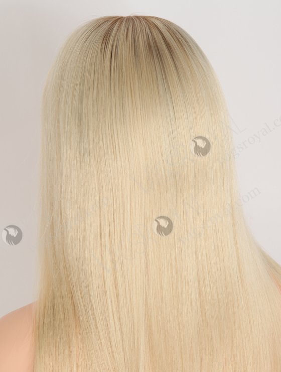 In Stock European Virgin Hair 16" Straight T8a/60# Color Lace Front Silk Top Glueless Wig GLL-08081-28023