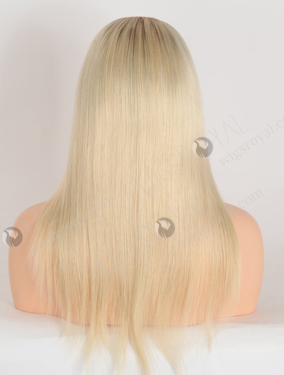 In Stock European Virgin Hair 16" Straight T8a/60# Color Lace Front Silk Top Glueless Wig GLL-08081-28025