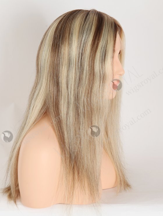 Perfect Champagne Blonde Glueless Wig With Brown Highlights GLL-08077-27992