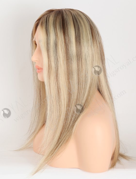 Perfect Champagne Blonde Glueless Wig With Brown Highlights GLL-08077-27991