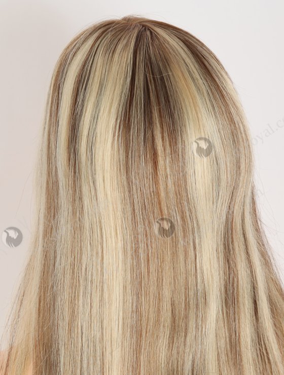 Perfect Champagne Blonde Glueless Wig With Brown Highlights GLL-08077-27994