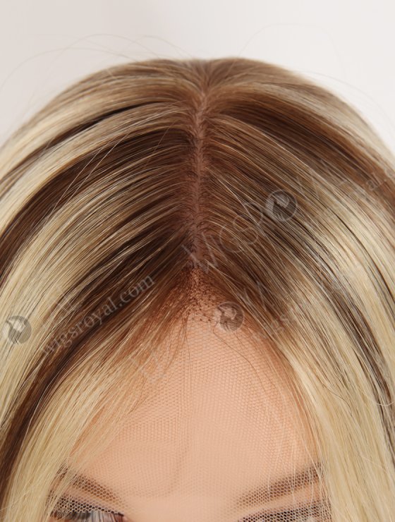 Perfect Champagne Blonde Glueless Wig With Brown Highlights GLL-08077-27996