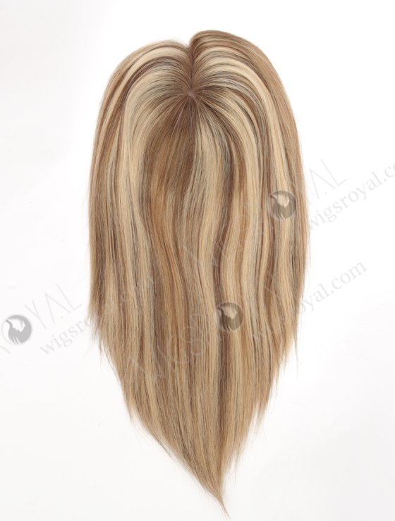 European Virgin Human Hair Pieces Silk Base Lace Topper for White Women WR-TC-101-28173