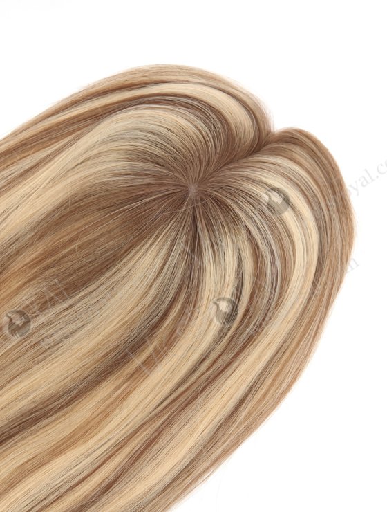 European Virgin Human Hair Pieces Silk Base Lace Topper for White Women WR-TC-101-28174