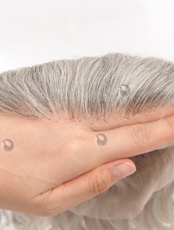 High Quality European Hair Full Hand Tied Lace Base Hair Toppers For Thinning Hair WR-TC-100-28168