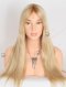 Undetectable 20 Inch European Hair Small Cap Size Brown Roots Long Blonde Lace Front Wig for Caucasian Women RLF-08069