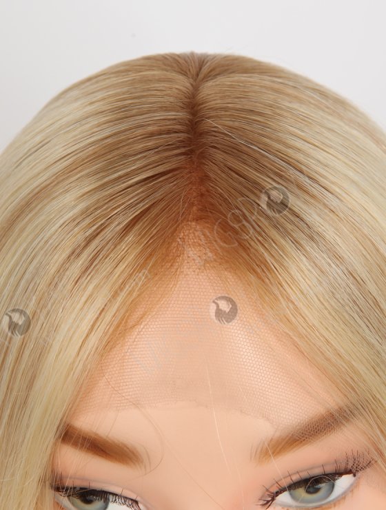 In Stock European Virgin Hair 20" Straight T8/613# With 8# Highlights Color Lace Front Wig RLF-08069-28259