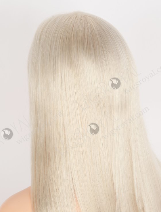 In Stock European Virgin Hair 18" Straight White Color Lace Front Wig RLF-08070-28275