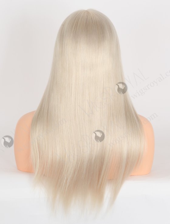 In Stock European Virgin Hair 18" Straight White Color Lace Front Wig RLF-08070-28276