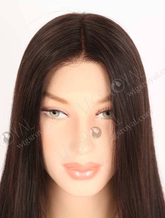 In Stock European Virgin Hair 18" Straight 2# Color Lace Front Wig RLF-08054-28227