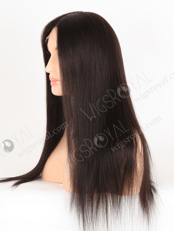 In Stock European Virgin Hair 18" Straight 2# Color Lace Front Wig RLF-08054-28230